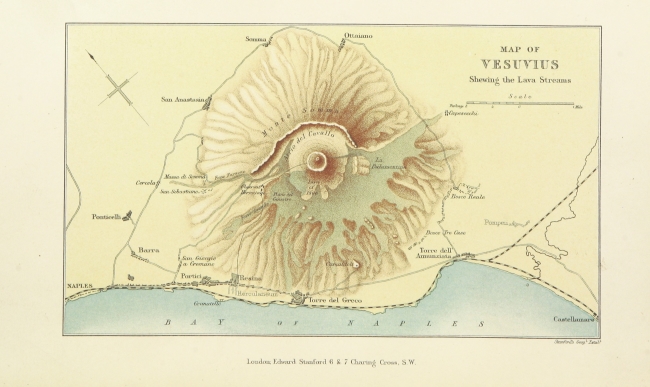 cartografia erupcions vesubi