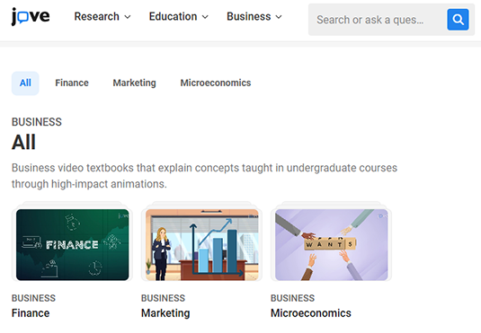 JoVE Business