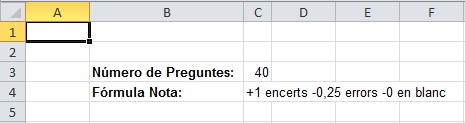 Resultat correcció: configuració