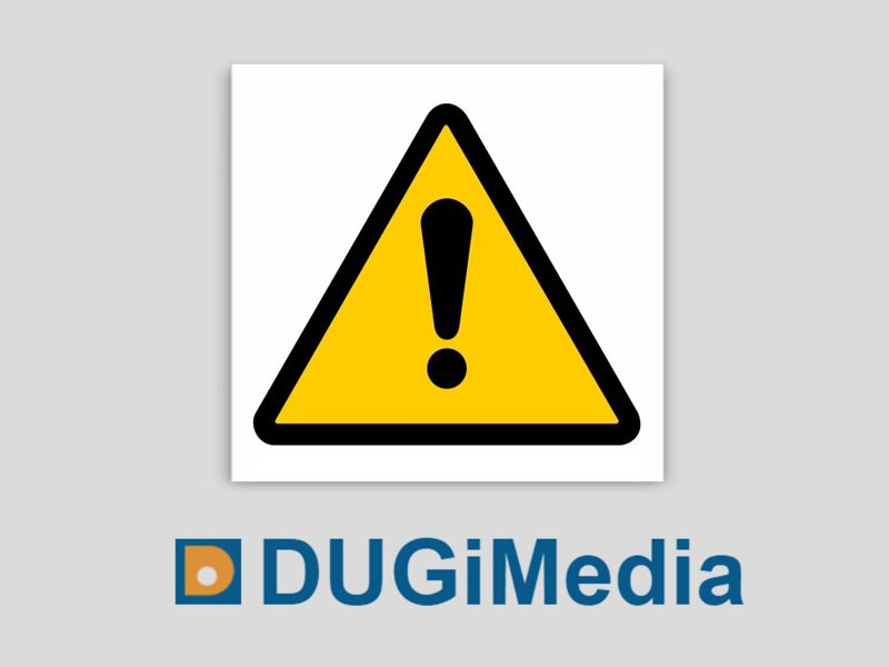 DUGiMedia fora de servei